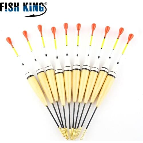 FISH KING Brand 10pcs/Lot 2g 14.5cm Fishing Float Bobber Floats Buoys Flotteur Peche For Carp Fishing Tackle Pesca Acesorios