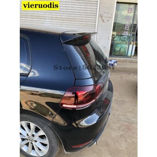 For Volkswagen Golf 6 2010 to 2013 spoiler ABS high quality material spoiler primer or white or black Golf 6 spoiler