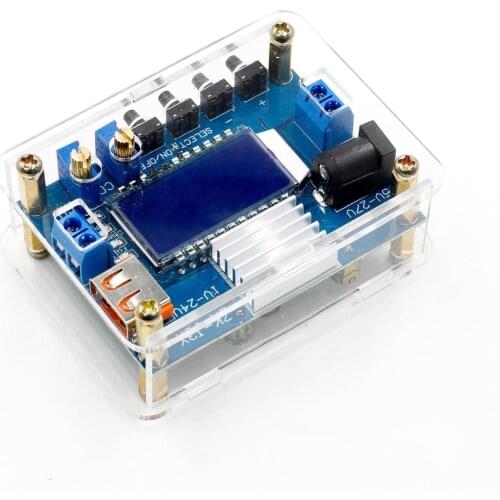 High precision DC DC Buck Converter CC CV Power Module 1-24V 3A Adjustable Regulated power supply capacity Voltmeter ammeter