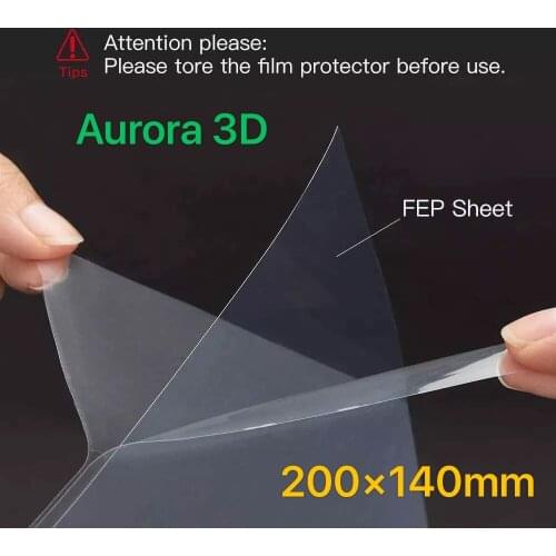 2PCS PHOTON SLA 3d printer Parts FEP Film 140x200mm Fep Sheets 0.15mm for ANYCUBIC Photon Resin UV Light 3D Printers Impresora