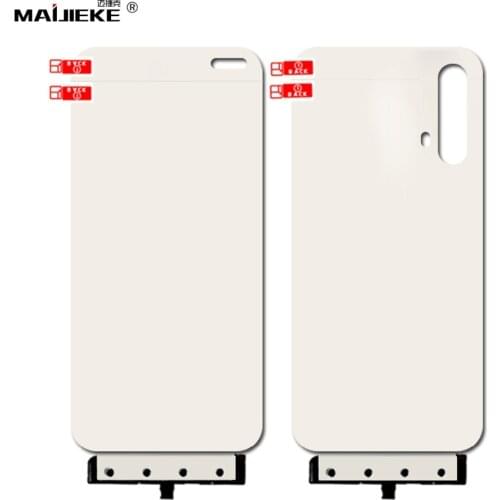 2 x Front Back Full Cover Protective Film for Vivo X50 Pro Hydrogel Screen Protector Soft TPU Guard Film Not Glass
