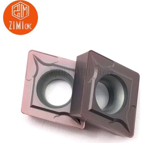 ZIMI CCMT120408 Turning tool insert carbide insert External turning tool Indexable Turning Insert Tools for stainless steel