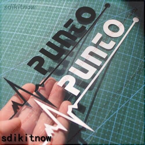 1pc New Heart Car Decal Sticker Styling Windows Door Decoration For fiat panda punto accessories