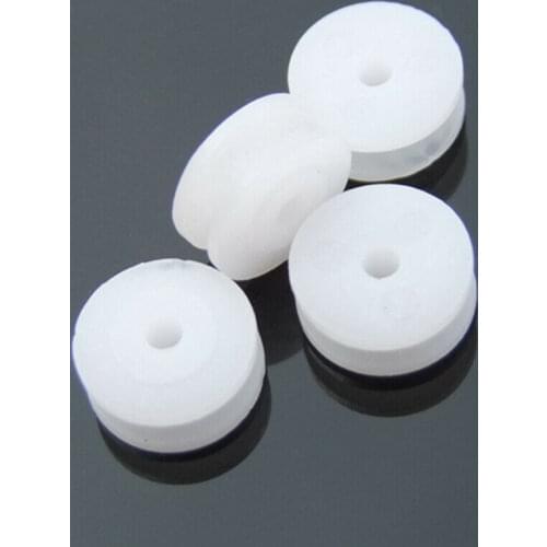 10PCS 2*9.3mm Micro Mini White Plastic Pulley Wheel Gear Motor Wheels for 2mm Shaft DIY Model Toy Outer Dia.9.3mm Inner Dia.2mm