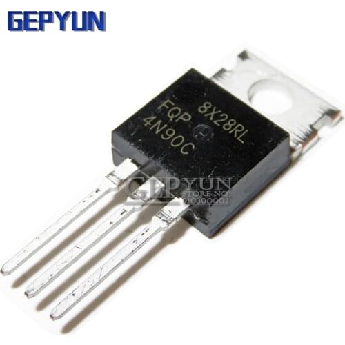 10PCS FQP4N90C 4N90C FQP4N90 4N90 TO-220 TO220 Gepyun