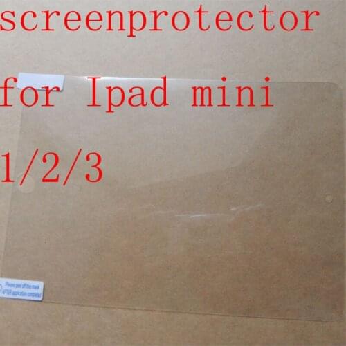 10pcs/lot screen protector Protective Films For iPad mini 1 2 3 Front LCD Screen Guard not fit for iPad mini 4 tablet