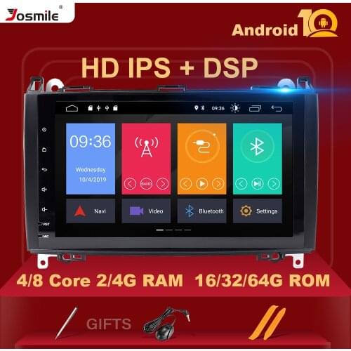 2 din Car Radio GPS Stereo for Mercedes Sprinter W906 Benz B200 A B Class W169 W245 Viano VitoW639 Multimeida Navigation DSP 4GB