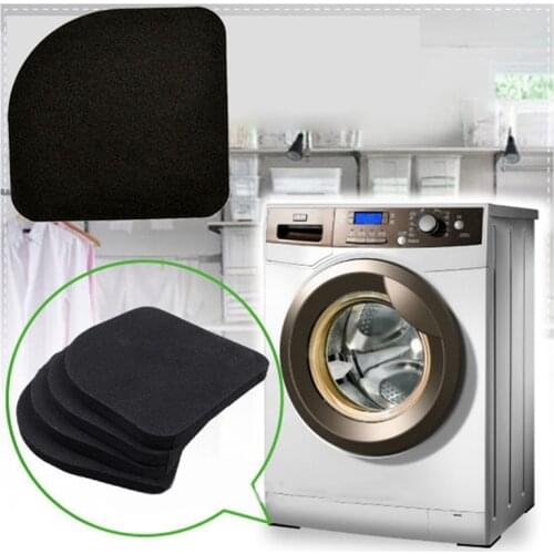 4pcs Washing Machine Anti Vibration Pad Shock Proof Non Slip Foot Feet Mat Refrigerator Floor Furniture Protectors Noise Patch