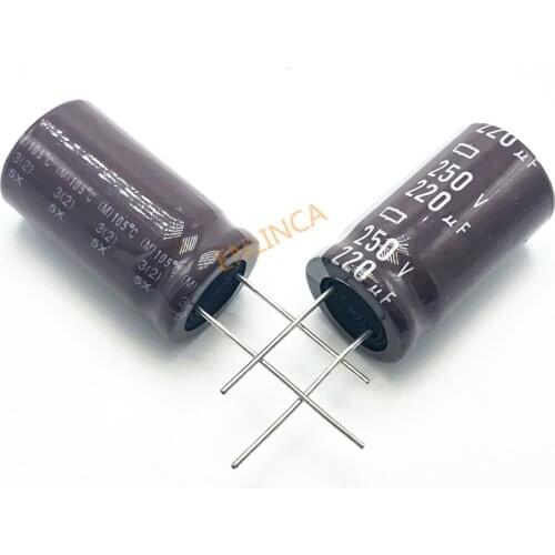 5pcs/lot 250v 220uf high frequency low impedance 18*30MM 20% RADIAL aluminum electrolytic capacitor 220000NF 20