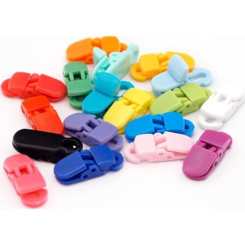 Sutoyuen 2019 New Arrival 5pcs 5mm Plastic Baby Pacifier Clips Chupeta Attache Sucette Dummy Nursing Soother Chain Holder Clips