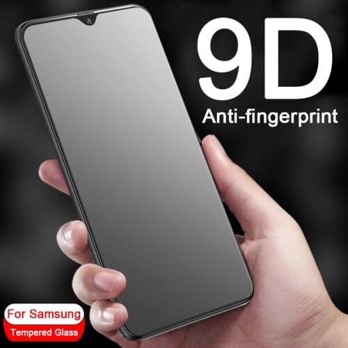 9D Anti-fingerprint screen protector for Samsung Galaxy A10 A20 A30 A40 A50 A70 A 10 20 30 40 50 70 9H Protective Tempered Glass