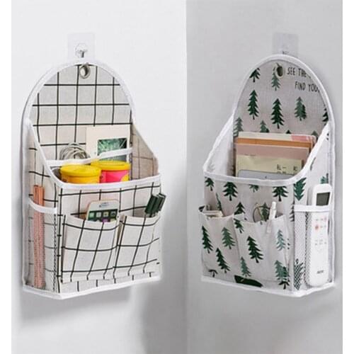 Bathroom Door Wall Hanging Bag Student dormitory Cloth Storage Bag Wardrobe Organizer Sundries Storage Wall Hang Bag