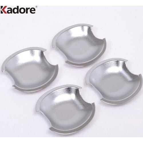 For Suzuki SX4 Sedan 2010 2011 2012 2013 2014 ABS Chrome Side Door Handle Bowl Cover Trim Sticker Car Styling Accessories 4pcs