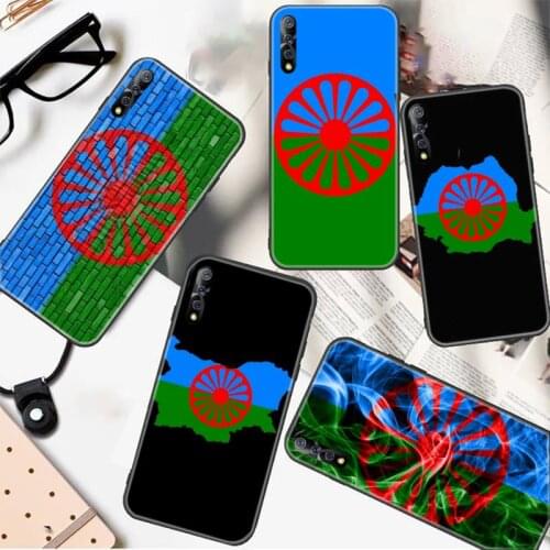 Gypsy Romani Roma Flag Phone Case For Vivo X9 9s 9plus 9splus 20 20plus Y91C 11 17 19 67 71 81 91 V11 11I 17 IQOO
