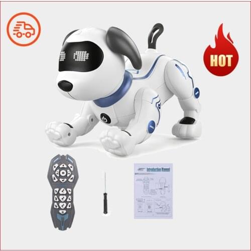 LE NENG TOYS K16A Electronic Animal Pets RC Robot Dog Dance Voice Control Touch-sense Programmable Music Song Pet Toy Kid Gift