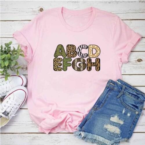 Mayos Cute Harajuku Letter Short Sleeve T-shirt New Product Casual Ladies T-shirt Breathable Casual T-shirt