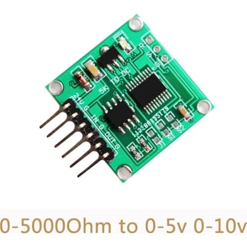 Potentiometer Resistance To Voltage Module 0-5000 Ohm To 0-10V 0-5V Linear Transformation Transmitter Data acquisition SC09