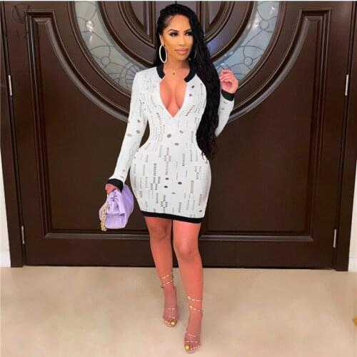 VAZN 2021 New Fashion Women Spring Street Girl Style Short Dress Long Sleeve Lapel Zipper Pure Color Mini Short Dress