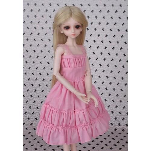 New Arrival 1/3 1/4 1/6 1/8 BJD Doll Pink Dress Clothes For Bjd Dolls Toys Accessories