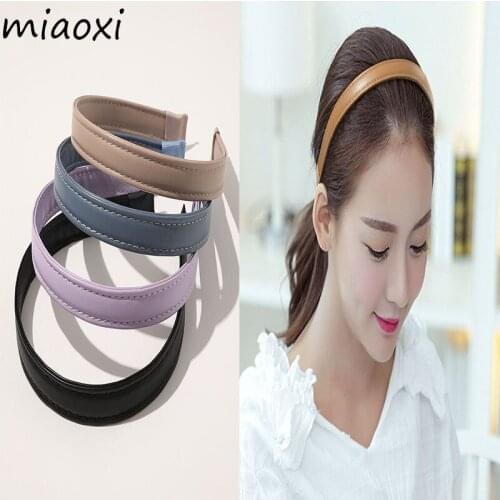 Hot Sale Fashion Sweet Women Hair Hoop Casual Beauty Solid Outdoor Girls Hairbands For Womens New Simple Hair Accessories