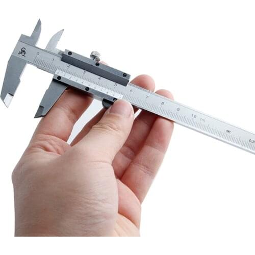Vernier Caliper 0-100mm Mini Metal Calipers Portable Pocket Ruler Paquimetro Measuring Tools