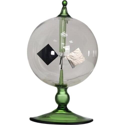 Glass Windmill Solar Crookes Radiometer Handmade Party Home Decoration Gift