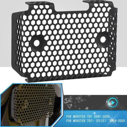Motorcycle Rectifier Guard Grille Covers Protector Aluminum Cover For Ducati Monster797 2017 MONSTER 797 Plus 2018 2019 2020