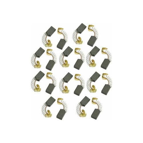 10 Pairs 3/5" x 2/5" x 6/25" 15 x 10 x 6mm Electric Motor Carbon Brushes