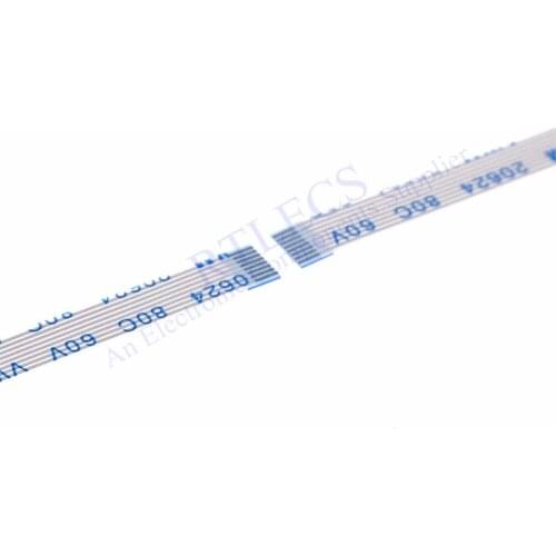10pcs FFC FPC Flexible flat cable 8 PIN Step 0.5 mm same sides Length 50mm 60 70 80 100 120 150 mm Forward