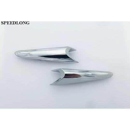 2 Pcs/Pair Chrome Front bumper turn signal lights cover electroplated For MAZDA 3 2017-2018