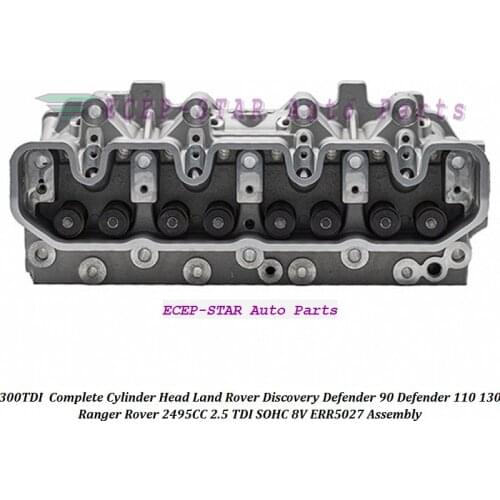 300TDI ERR5027 Complete Cylinder Head Assembly ASSY For Land Rover Discovery Defender 90 110 130 Ranger Rover 2495CC 2.5 TDI 8V
