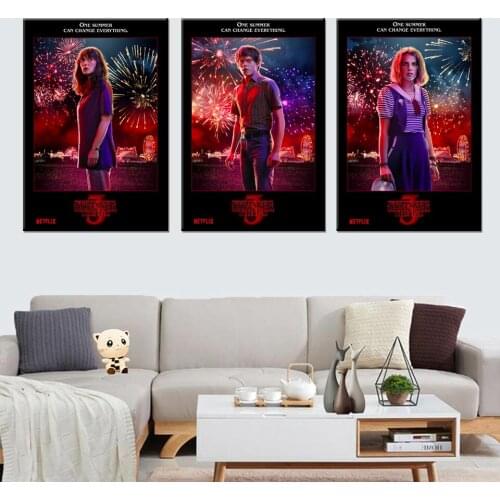 Diamond Embroidery 5D DIY Stranger Things Season 3 Posters TV Movie Art Poster Diamond Painting Cross Stitch Home Decoration