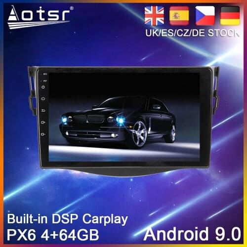 Android 10.0 PX6 64G Car DVD Player GPS Navigation For Toyota RAV4 XA30 2005-2012 Auto Radio Stereo Multimedia Player Head Unit