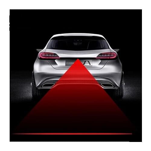 New Pattern Anti Collision Rear end Car Laser Tail Fog Light Auto Brake Parking Lamp Rearing Warning Light Car Styling