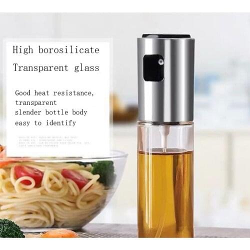 Press type oil bottle barbecue oil spray bottle glass oil bottle barbecue oil spray bottle oil spray bottle