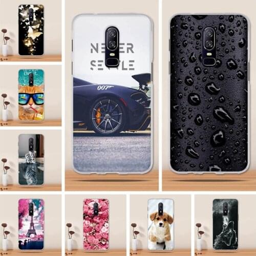 Phone Case for Oneplus 6 Case Soft Silicone TPU Back Cover for Fundas OnePlus 6 Case Cover Protective Coque for OnePlus 6 Cover