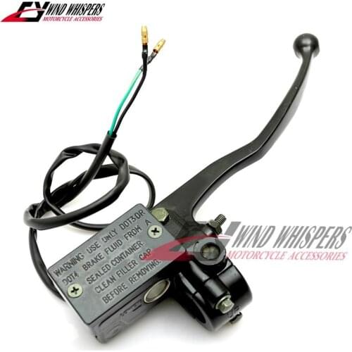 Black Motorcycle Front Brake Master Cylinder For Yamaha XV125 XV250 QJ250-H QJ150-B XV 125 250 Virago