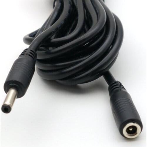 DC 5V 3.5mm 1.35mm Power Extension Cable For CCTV Security IP Cameras Selling