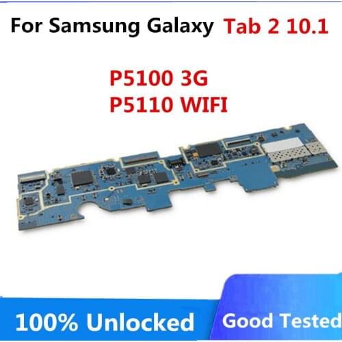 16gb For Samsung Galaxy Tab 2 10.1 P5100 P5110 Motherboard 16GB Factory Unlocked Mainboard For Galaxy P5100 P5110 Logic Board