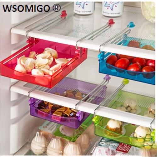 Kitchen Accessories Refrigerator Partition Layer Storage Rack Box kitchen Gadget Fruits&Vegetables Fresh Storage Box Cozinha-S