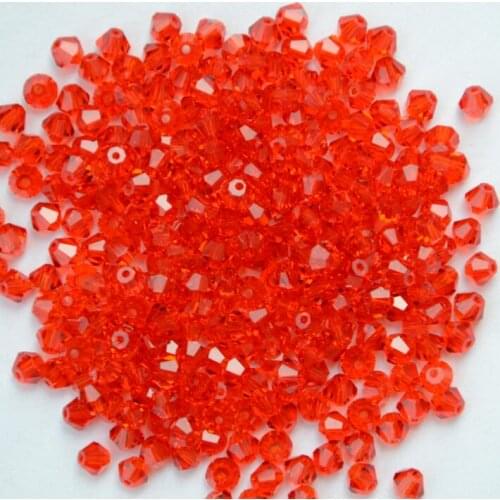 LT Siam 4mm 720pcs/Lot Chinese Top Quality Crystal Bicone Beads Free Shipping