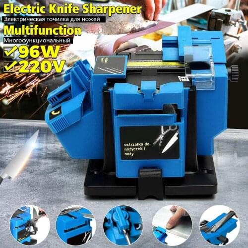 96W 3in1 Multifunction Knife Sharpener Household Grinding Tool Sharpener Afilador Cuchillo Electric Sharpener Knife Sharpening