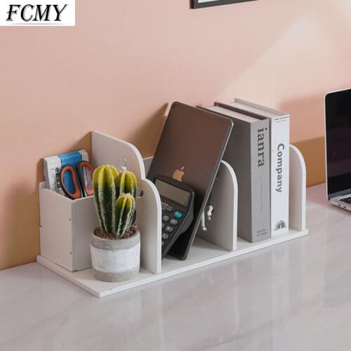 Cartoon Creative Wooden Desktop Pen Holder Holders Office School Stationery Organizer Desktop DIY Pencil Holder Office Supplies