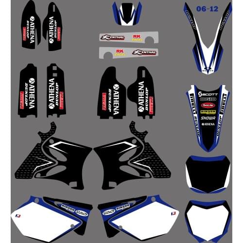 NICECNC 0126 1 Set Team Graphic Decal Fender Fork Tank Stickers For Yamaha YZ125 YZ250 YZ 125 250 2002-2010 2011 2012 2013 2014