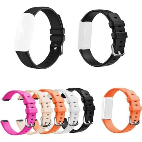 New Replacement Silicone Watchband Strap For Fitbit Luxe Soft Sports Watch Wristband Loop For Fitbit Luxe Strap Bracelet