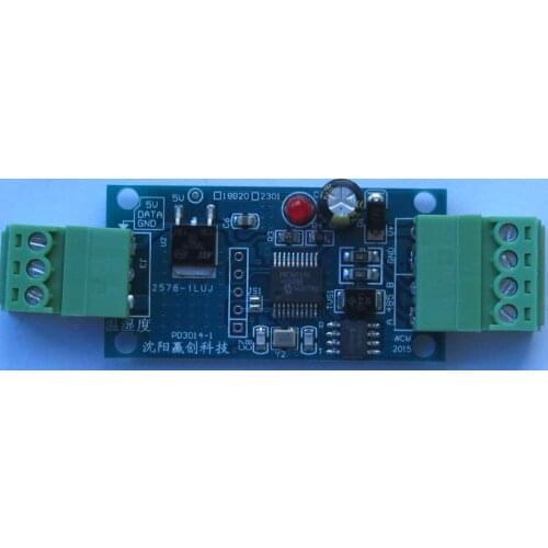 1 Road 18B20 AM2301 Temperature, Temperature and Humidity Acquisition Board Inspection Table Modbus Protocol RS485
