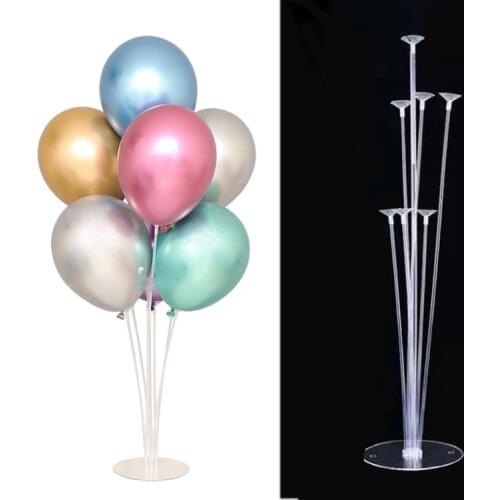 Stand Balloon Holder Column Plastic Confetti Balloon Birthday Party Decorationsr Kids toy Adult Wedding metal Baloon Supplies