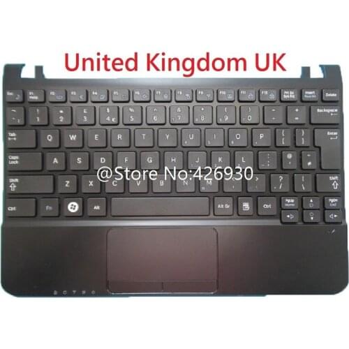 Laptop PalmRest&keyboard For Samsung NC110 English US France FR Swiss SW Czech CZ United Kingdom UK Touchpad Speaker
