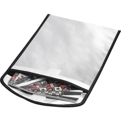 Fireproof Money Bag Pouches Document Envelope for Jewelry Passport Media Account Book Office Supply Pouch 26 x 34cm Waterproof