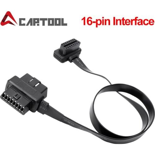 Splitter Adapter Cable A++ Quality Splitter 2 in 1 interface Tools Ultra-thin Elbow Noodles Cable Diagnostic car Connector Cable
